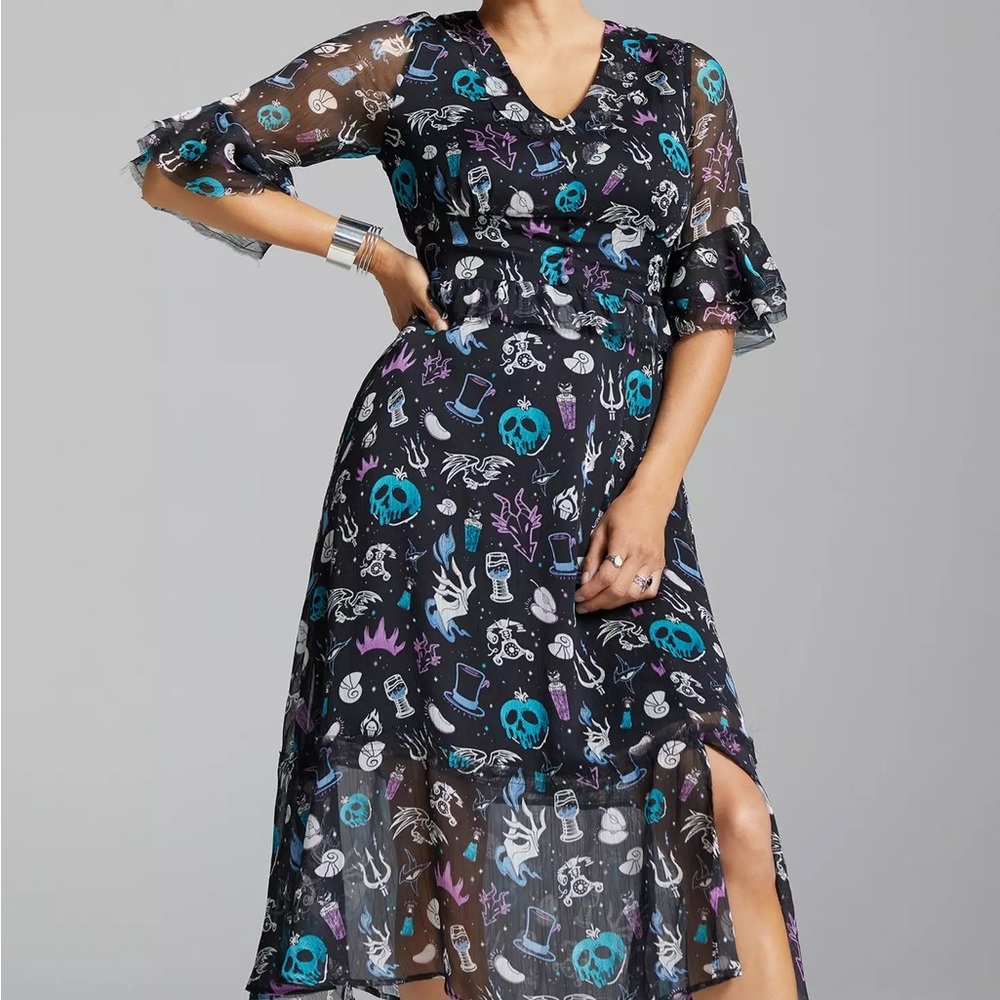 Disney Villains Icons Allover Print Dress -‎ BoxLunch Exclusive